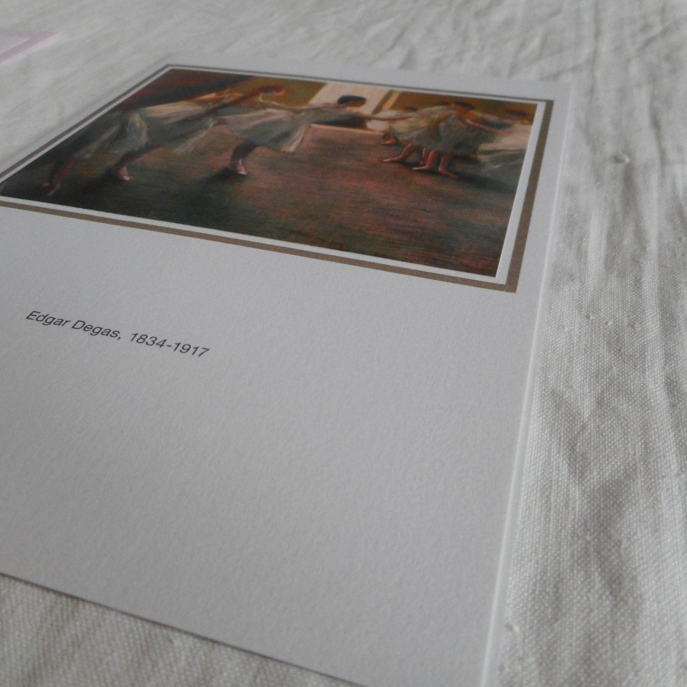 Cartoline postali: Kunstkarte - Edgar Degas – Nuovo e nell'imballaggio originale da Niederlenz venduto da Berghem 1