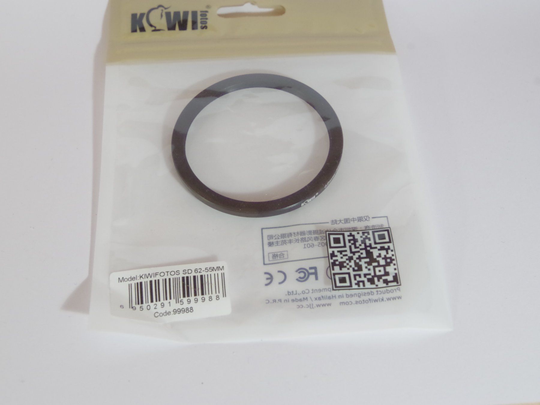 Filtres: Stepdown Adapter 62mm auf 55mm – Neuf avec emballage d'origine à Erlinsbach par foto_5018