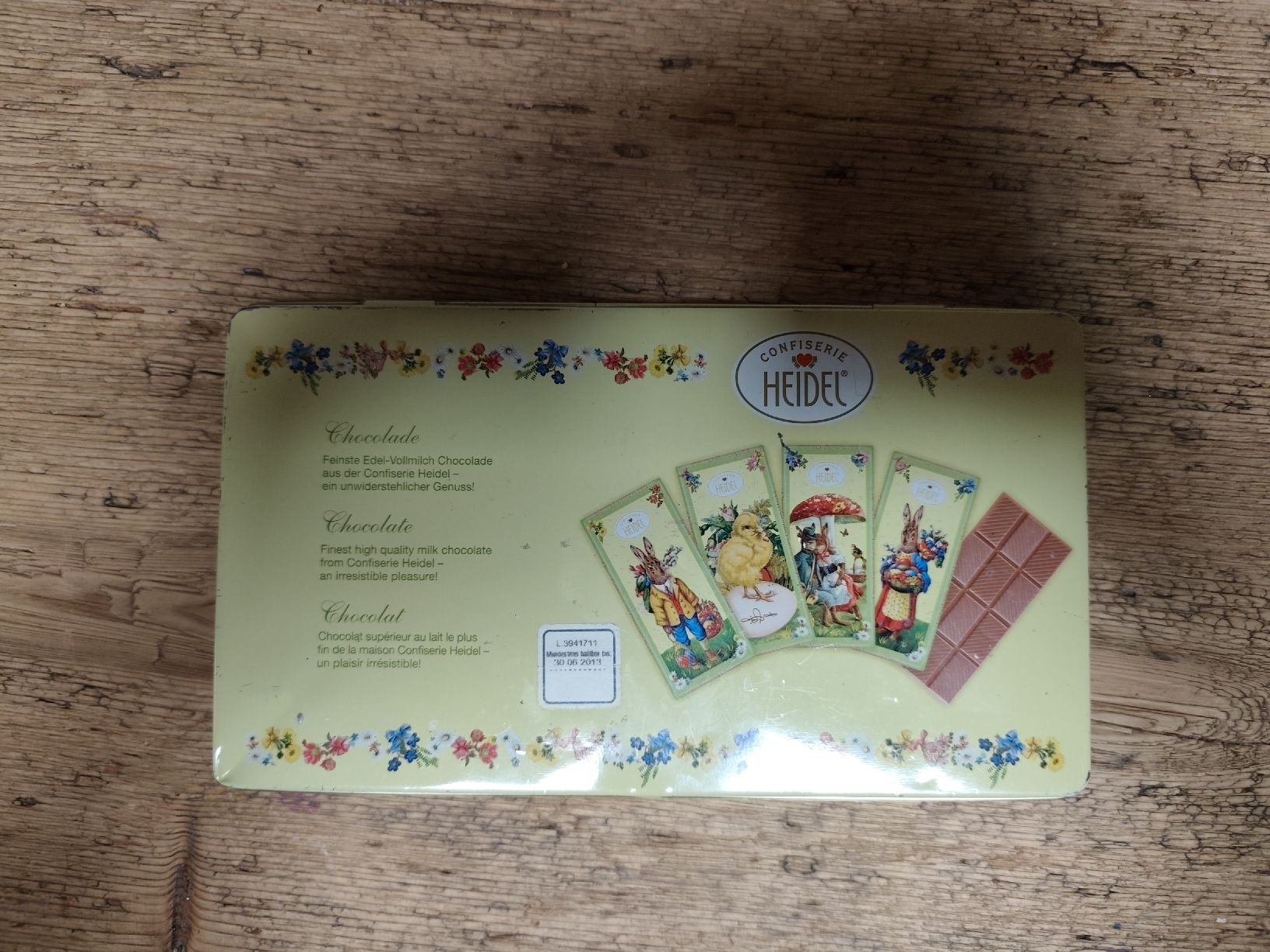 Tutte le decorazioni: Heidel Ostereier Dose, Vintage Blechdose, leer – Usato da Langnau i. E. venduto da Acrjl 1