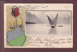 BARQUE du LAC LEMAN - 1901