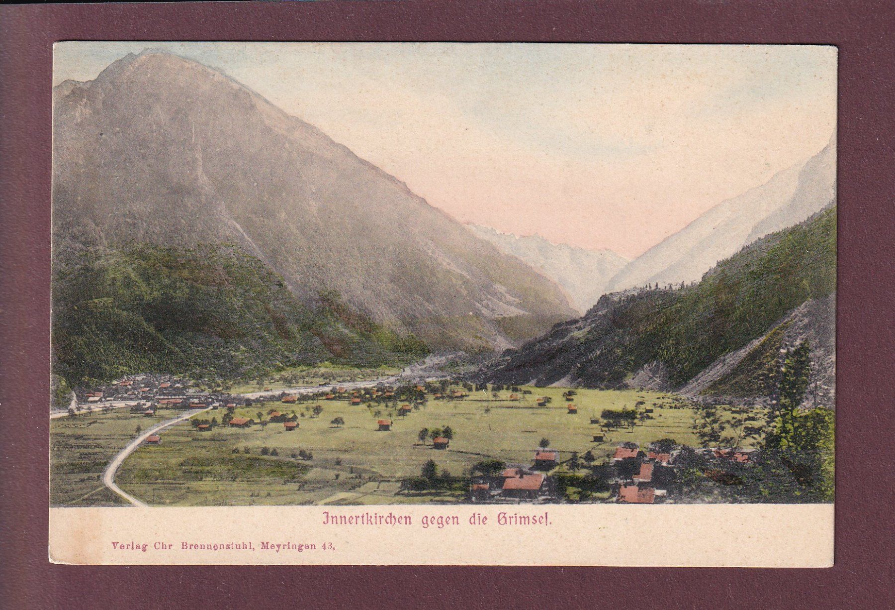 Cartoline postali: INNERTKIRCHEN - Grimsel – Usato da Pully venduto da nicecards
