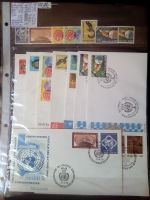 UNO/E-CeptFDC1970-90+7M.,20Br.,1K.,45J.Anniv.Bloc,Freimarken