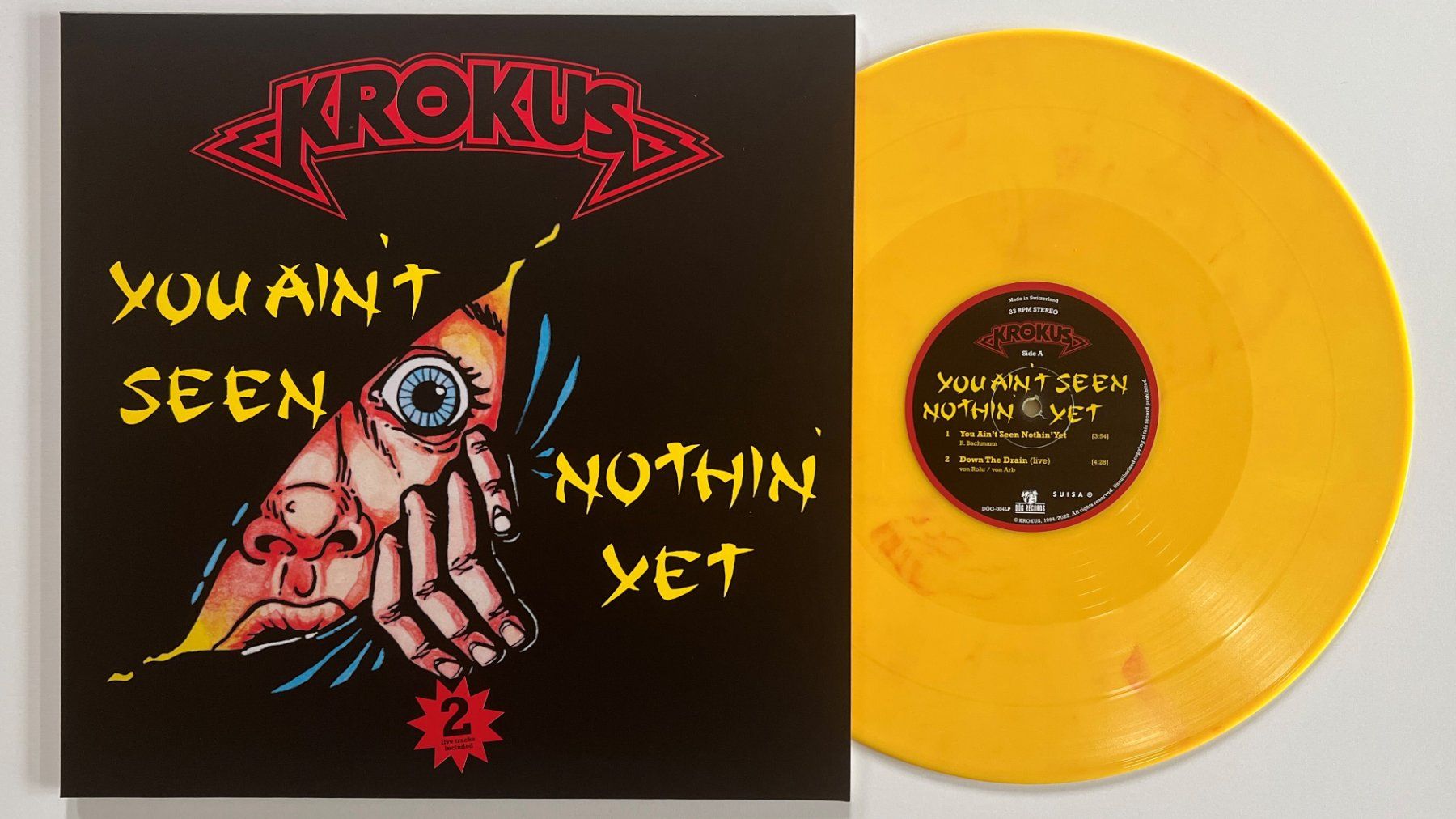 Dischi in vinile: KROKUS You Ain't Seen Nothin' Yet - 12'' MAXI – Nuovo e nell'imballaggio originale da Bänk (Dägerlen) venduto da Tinu24
