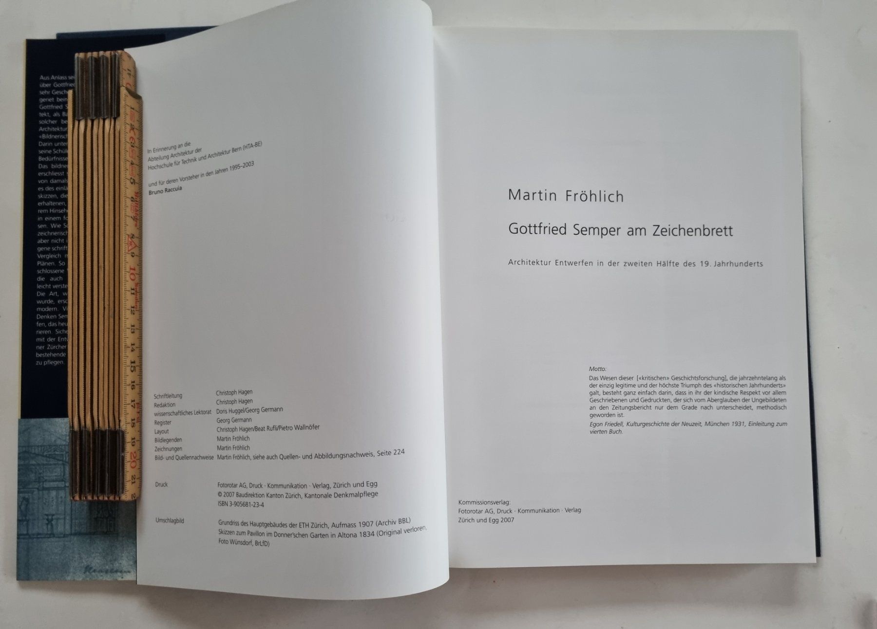 Libri: Gottfried Semper am Zeichenbrett - Architekturbuch – Usato da Opfikon venduto da Diversamente 2
