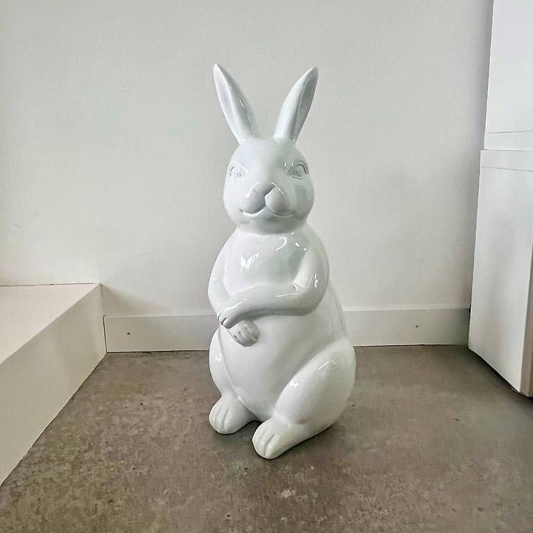 Statuette: Sculpture lapin blanc brillant - Offre spéciale – Usato da Blonay venduto da gim_f5b8