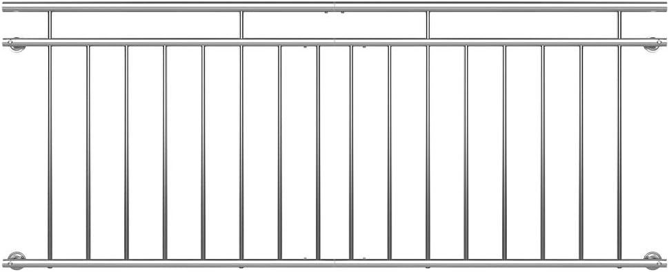 Eisenwaren: Französisches Balkongeländer 90x225cm – Neu und originalverpackt aus Bottighofen von zaap 2