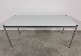 Original USM Haller Schreibtisch 175x75 cm Perlgrau