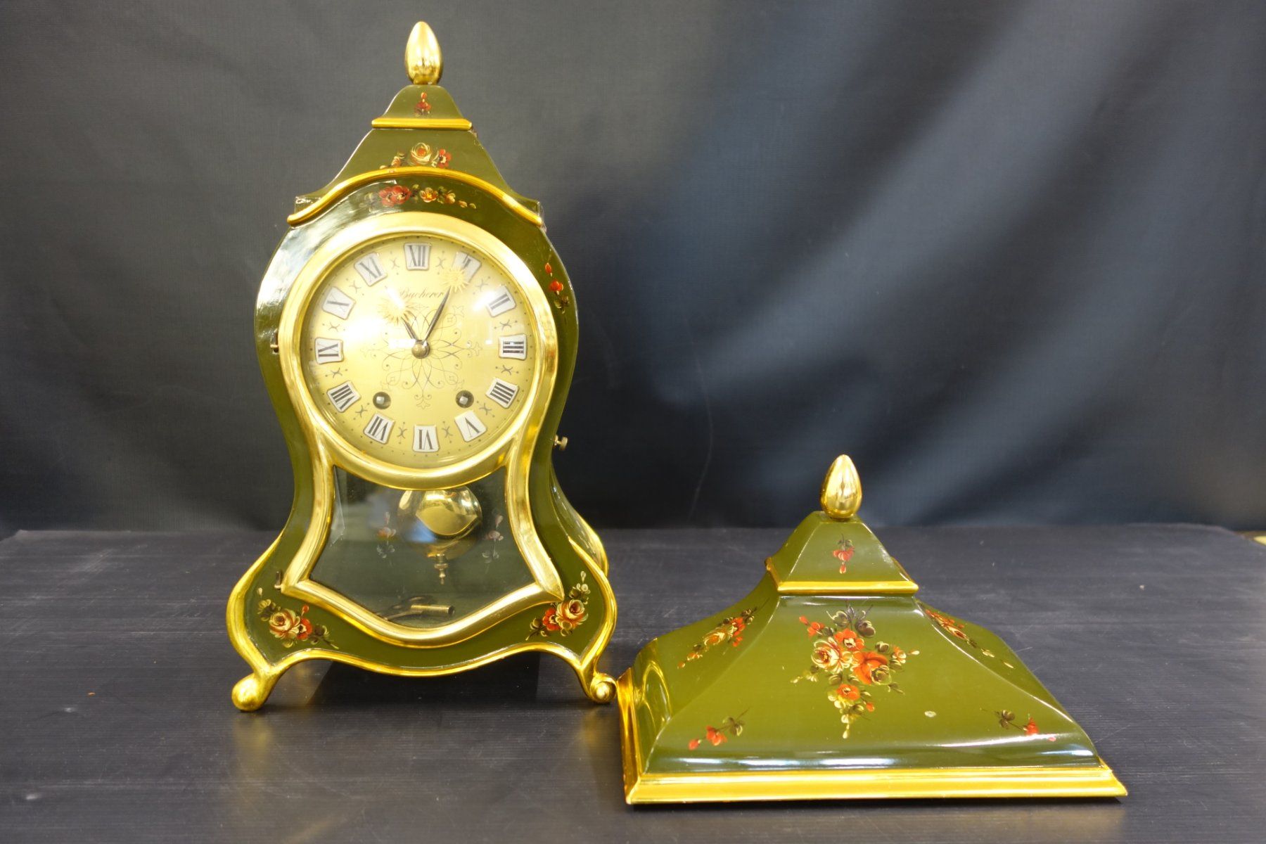 Orologi da terra & Orologi da parete: Elegante Pendule mit Schale Bucherer – Usato da Basel venduto da bk_brockibasel 2