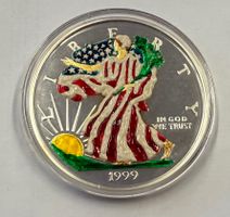 (1120) USA, 8 Unzen 1999, Liberty, farbig