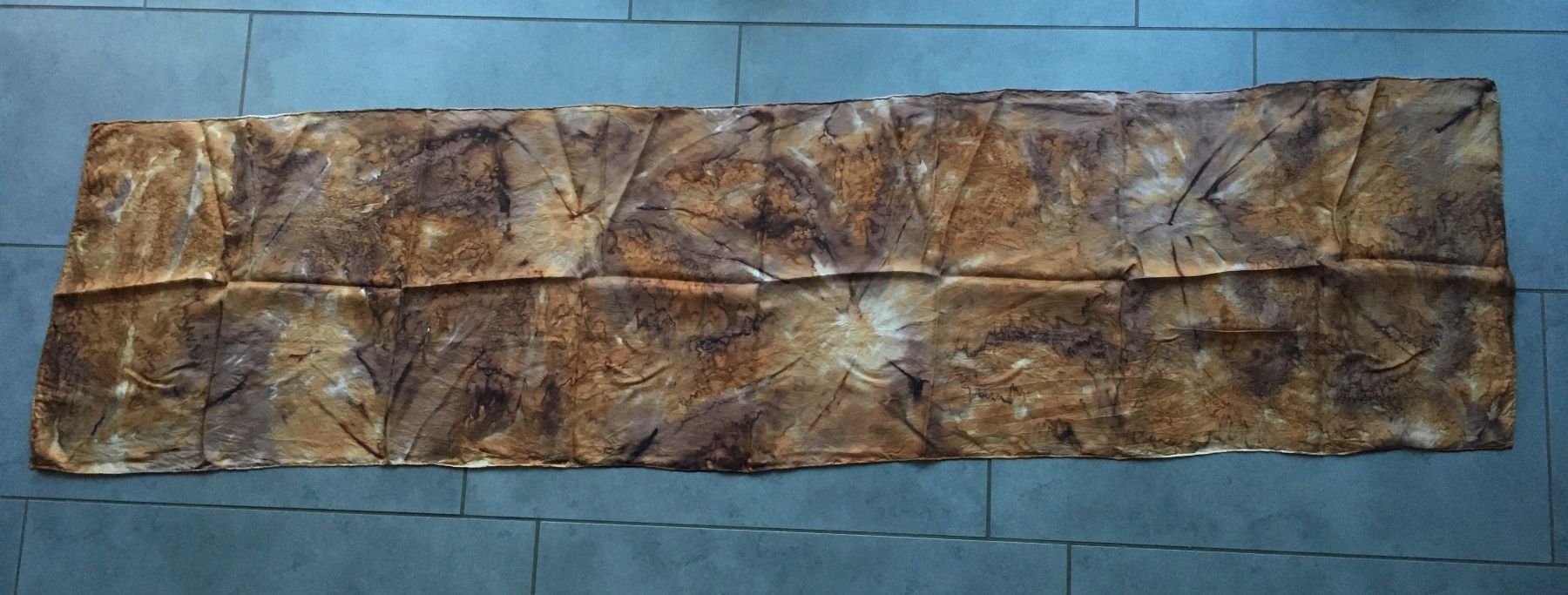 Foulards, Tücher & Schals: Braunes Seidenfoulard – Neu (gemäss Beschreibung) aus Bern von 3yvo3