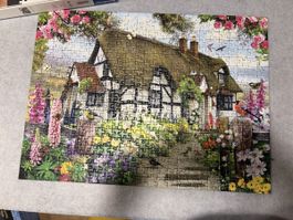 Puzzle Landhaus Garten 500 Teile