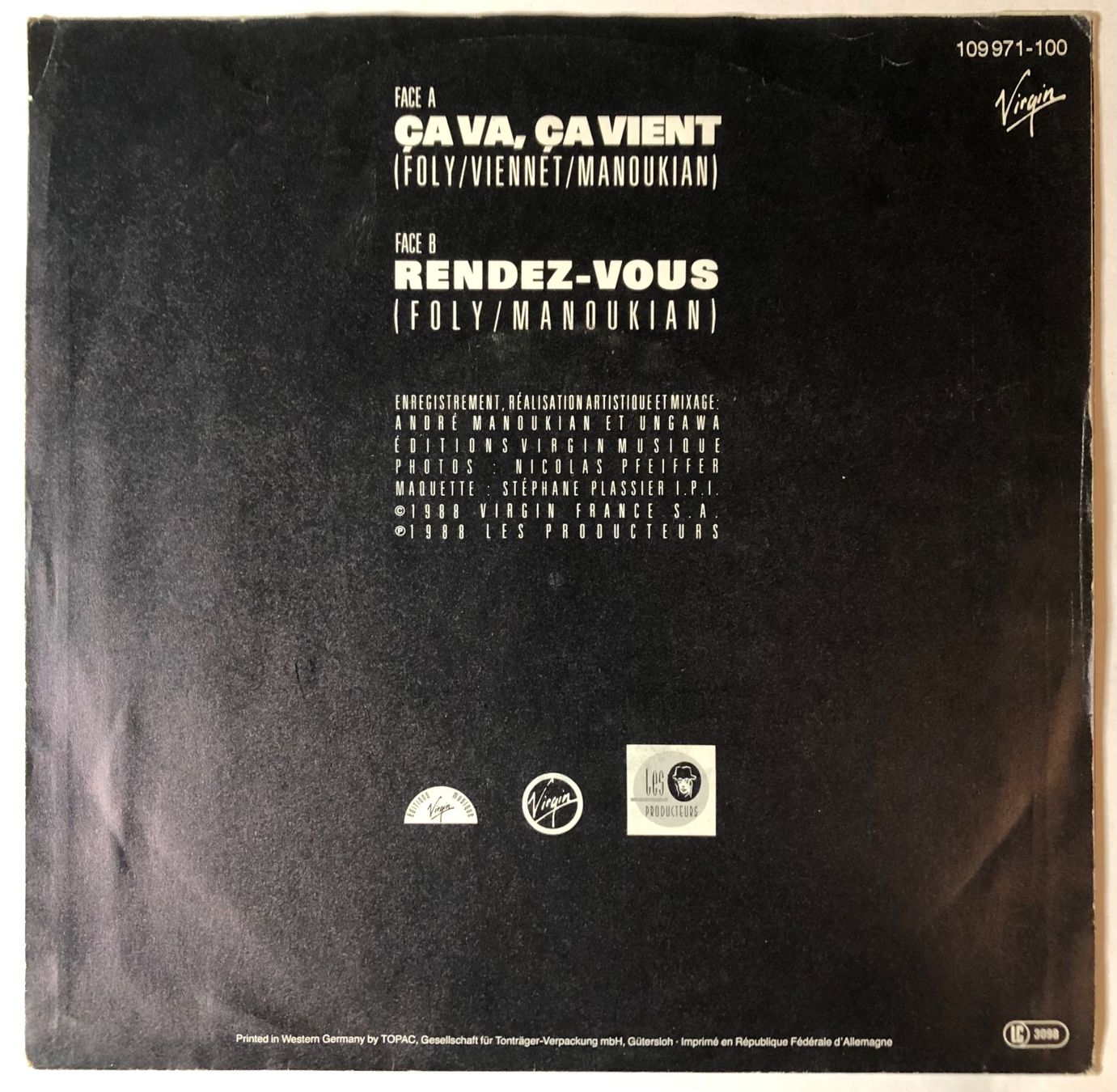 Dischi in vinile: LIANE FOLY - ÇA VA, ÇA VIENT – Usato da Poliez-Pittet venduto da Newtown-Records 1