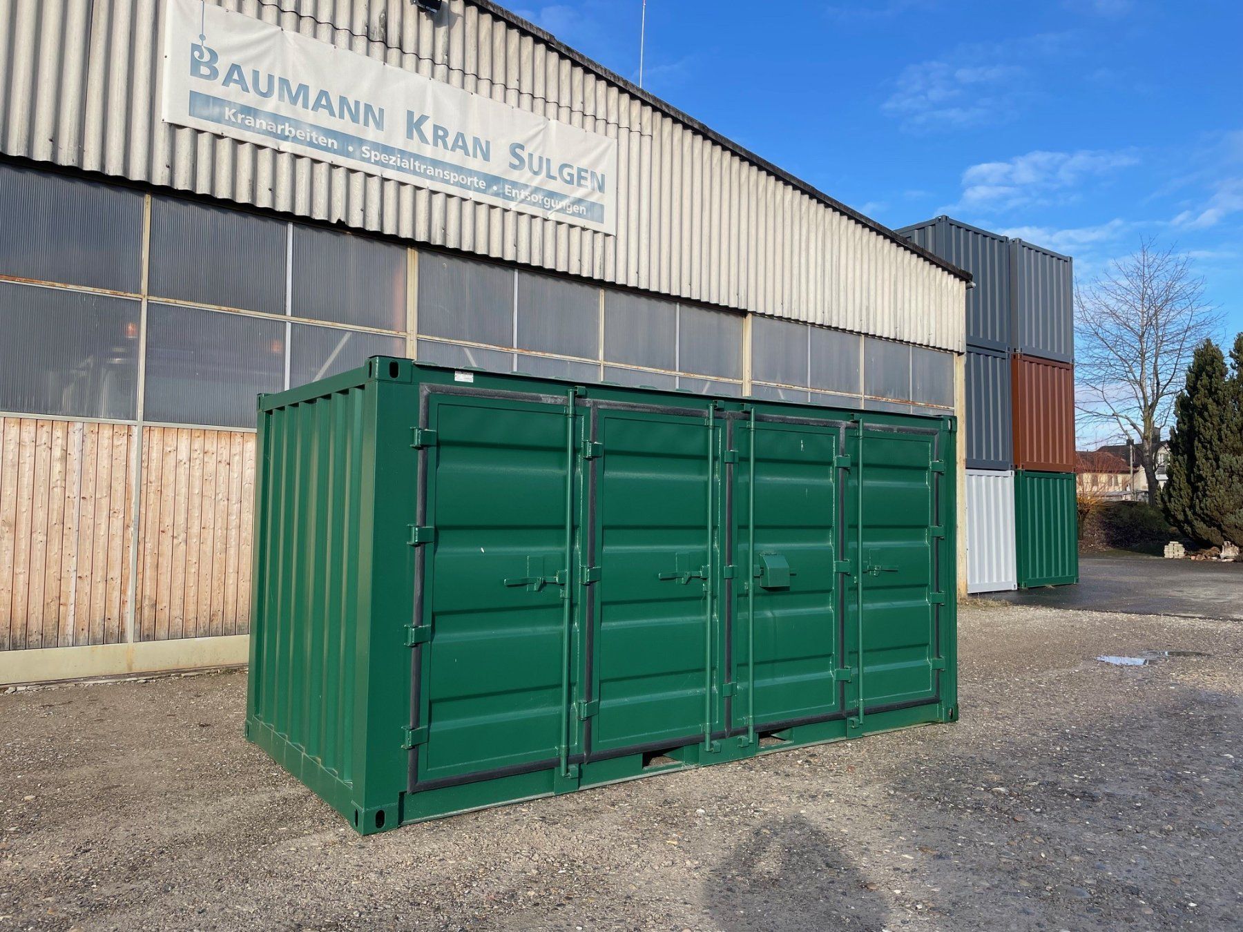 Sonstiges für Büro & Gewerbe: 15' Lagercontainer, Baucontainer, Garage, Gerätehaus, Stall! – Neu (gemäss Beschreibung) aus Kradolf von BKSAG 1
