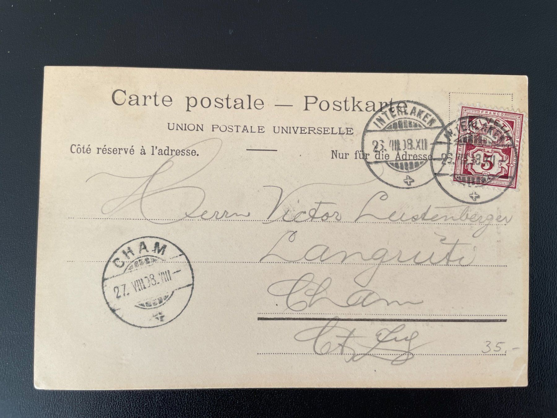 Cartoline postali: AK BE Wengeralp, Eiger und Mönch – Usato da Thal venduto da Danny82 1