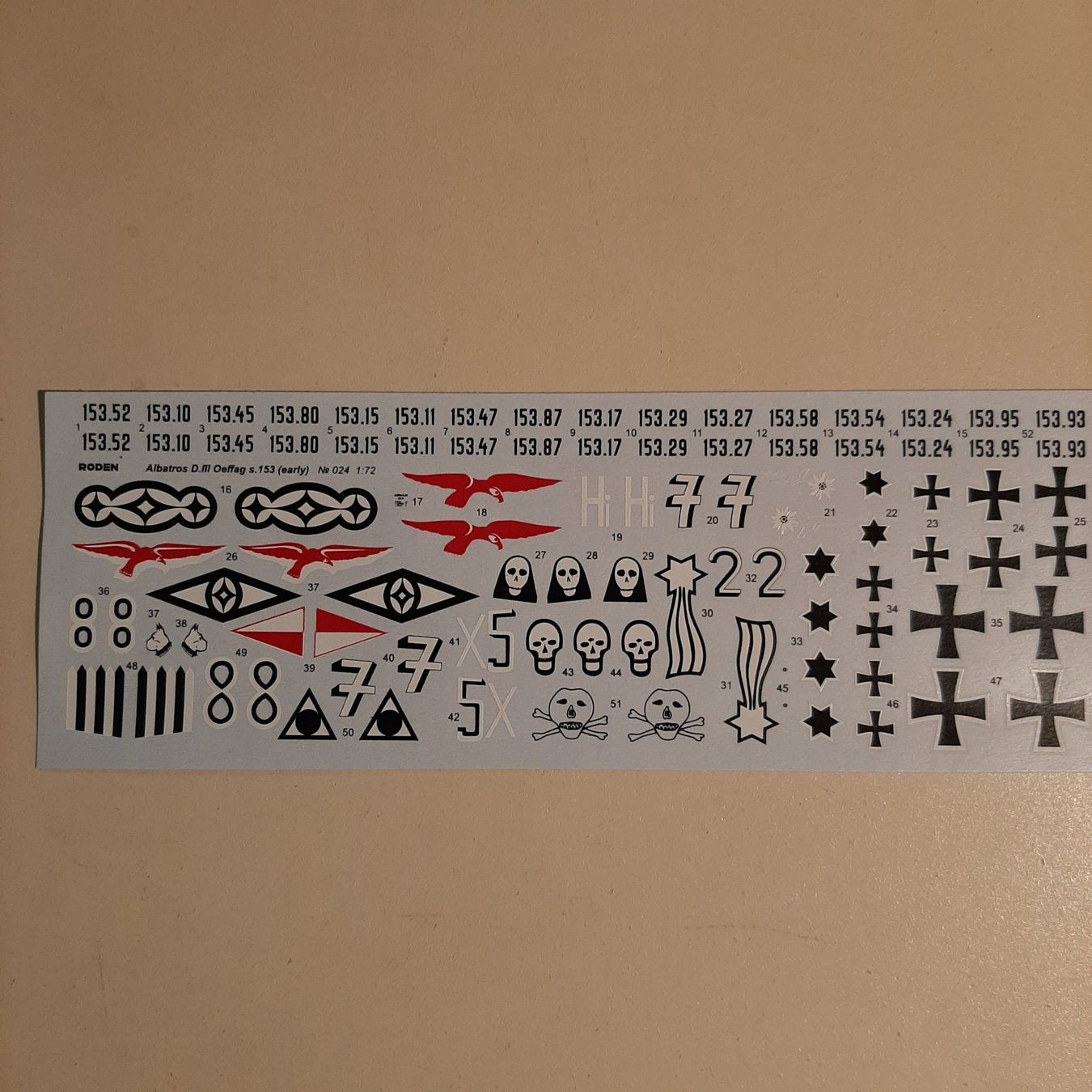 Kit di modellismo & Modellini statici: 307a ... Albatros D.III ... Roden Ro 024 – Nuovo (secondo la descrizione) da Bonstetten venduto da Benibanny59 8
