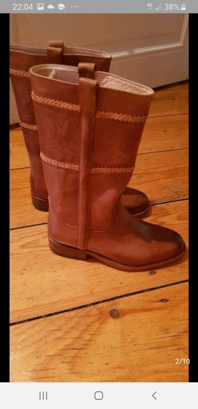 Sancho Abarca Damenschuhe: Leder neu Stiefel Sancho Boots – Neu (gemäss Beschreibung) aus Basel von Waldfee06