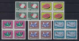 Pro Patria Viererblocks 1959 postfrisch    15655