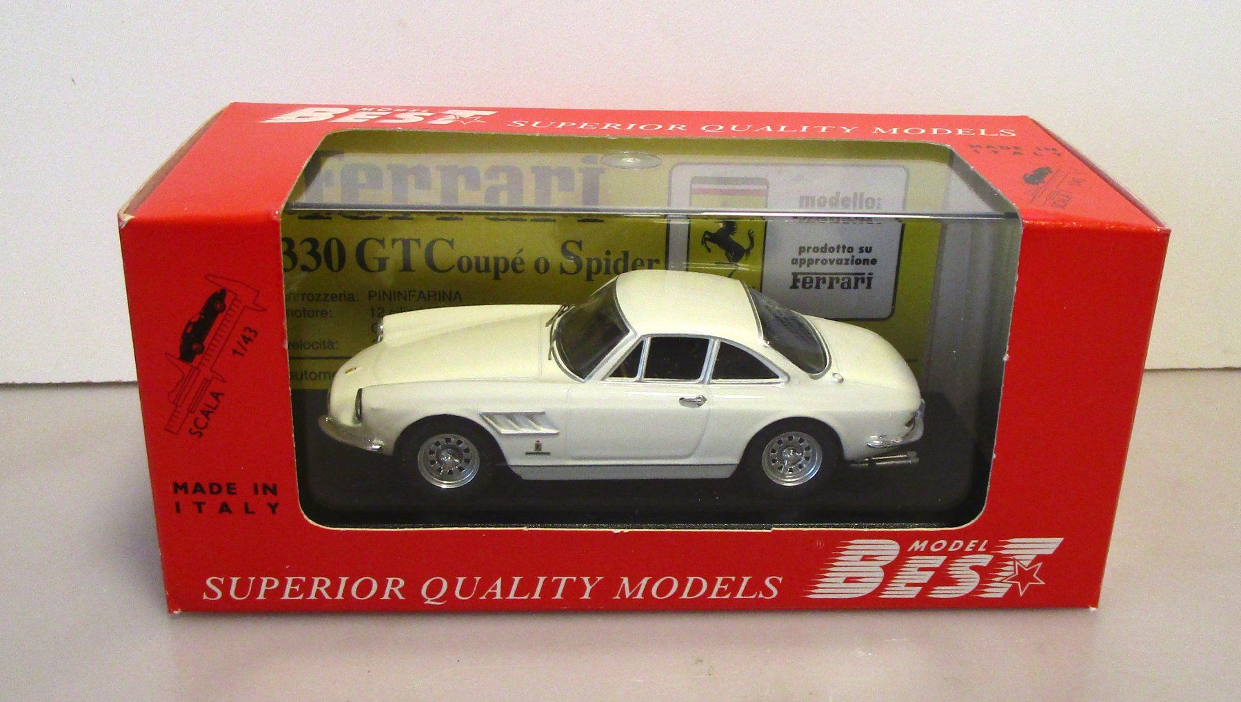 Ferrari Modellini d'auto: BEST FERRARI 330 GTC 1966 - 9099 – Nuovo e nell'imballaggio originale da Chêne-Bourg venduto da breno56