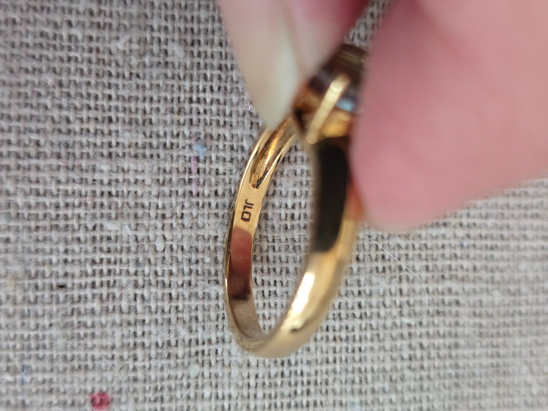 Anelli: Ring mit Aquamarin 375 Gold wunderschön – Usato da Bottmingen venduto da sandy_2 8