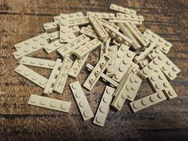 lego 3710 lot de 50 pièces Tan Plate 1 x 4