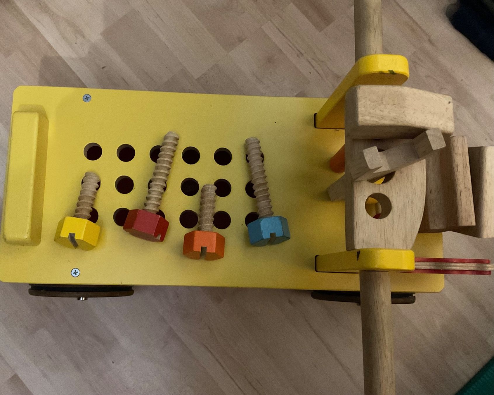 Veicoli per bambini: Kinder Holzrutschauto mit Werkstatt – Usato da Buchs AG venduto da Yuca01 5