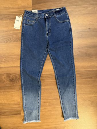 Neue High Waist Jeans, Gr. 40