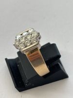 Goldring mit Diamanten 18 Karat