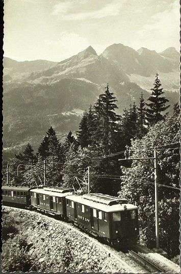 Ansichtskarten: BRÜNIGEN Brünig-Hasliberg-Bahn – Gebraucht aus Jona von philajona
