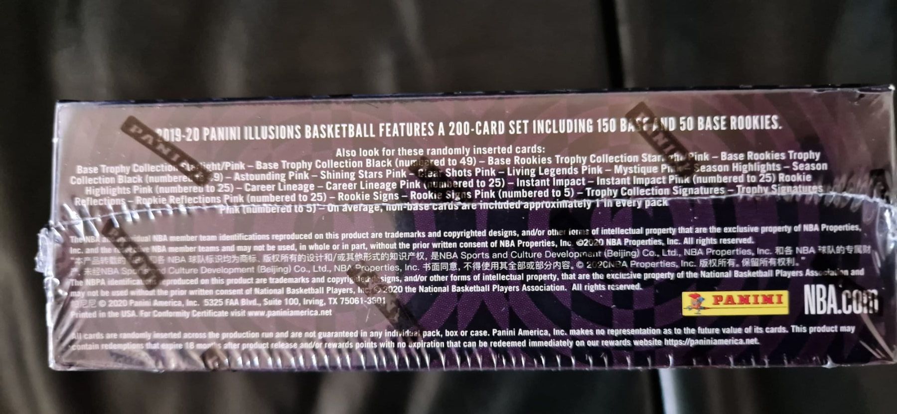 Panini Carte collezionabili: Retail Box de Panini Illusions NBA – Nuovo e nell'imballaggio originale da Lutry venduto da SwissBBCards 1