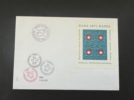 NABA 1971 Sonderblock FDC  (M631)