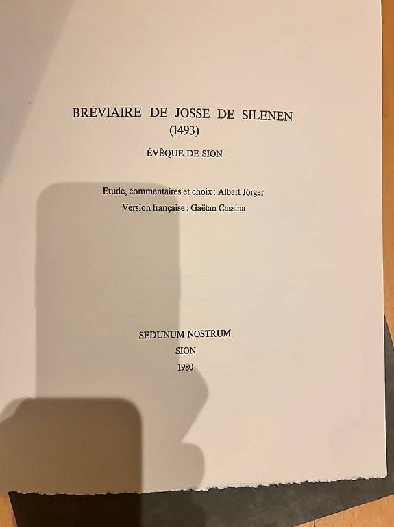 Bücher: Breviaire de Josse de Silenen – Gebraucht aus Lyss von pica55 4