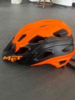 Velohelm MET orange/schwarz Grösse M guter Zustand