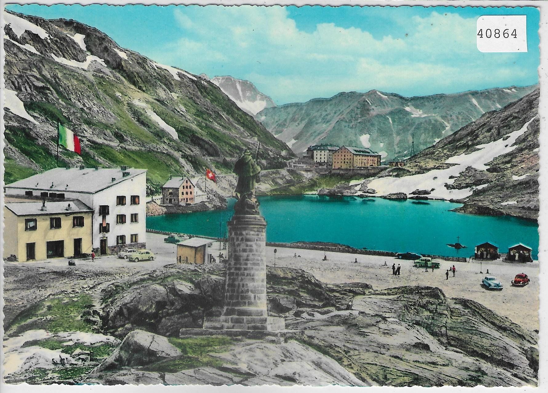 Ansichtskarten: Grosser St. Bernhard Pass - coloriert – Gebraucht aus Ettingen von Kartenplanet
