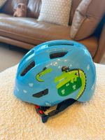 ABUS Smiley 3.0 Kinder-Velohelm – Blue Croco, blau