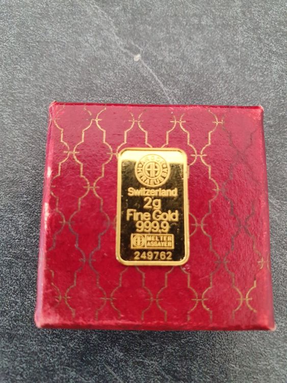 Gold Barren 2g (Gebraucht) in Emmenbrücke für CHF 138 – nur Abholung ...