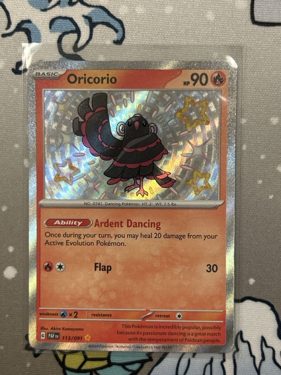 Pokémon Sammelbilder & Trading cards: Oricorio Shiny 113/091 Booster Fresh – Neu (gemäss Beschreibung) aus Root von Pika