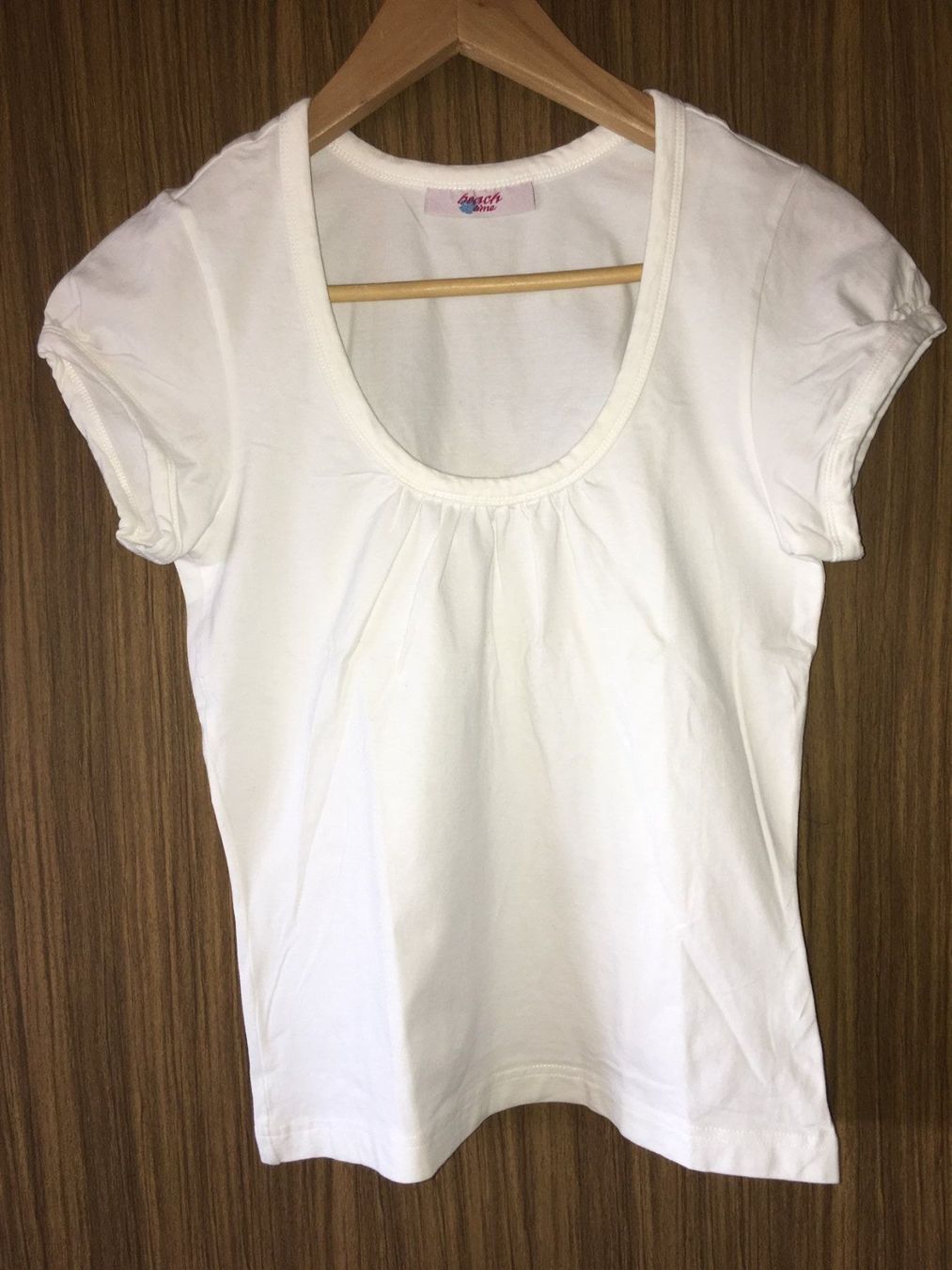 T-shirt: BEACH TIME T-Shirt, weiss, Gr. 36/38 – Usato da Arni AG venduto da Mimo007