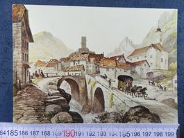 HOSPENTHAL GOTTHARDPOST-KUTSCHE REPRO AK 1843 URI AK