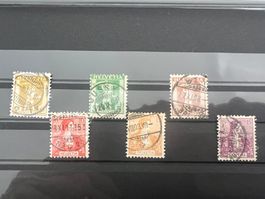 Nr 101-106  super schön gest.  (G633)