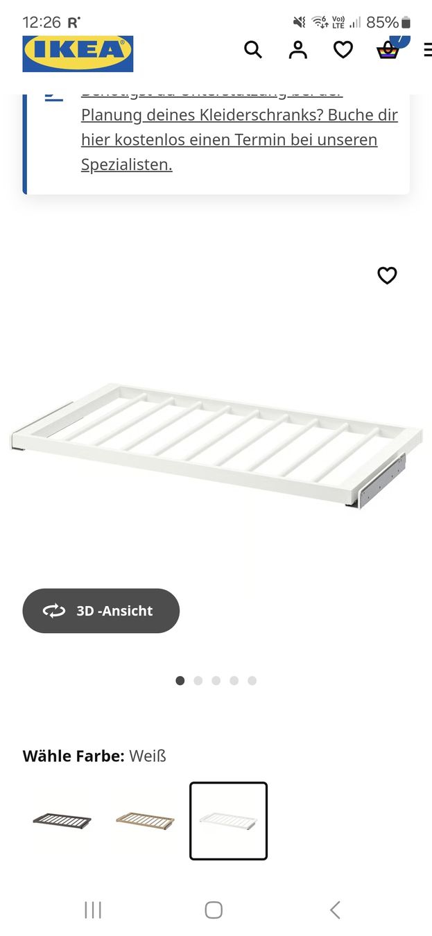 Ikea Kleiderbügel: Pax Hosenaufhänger 100x58 – Neu (gemäss Beschreibung) aus Bern von ans_7gv6 1