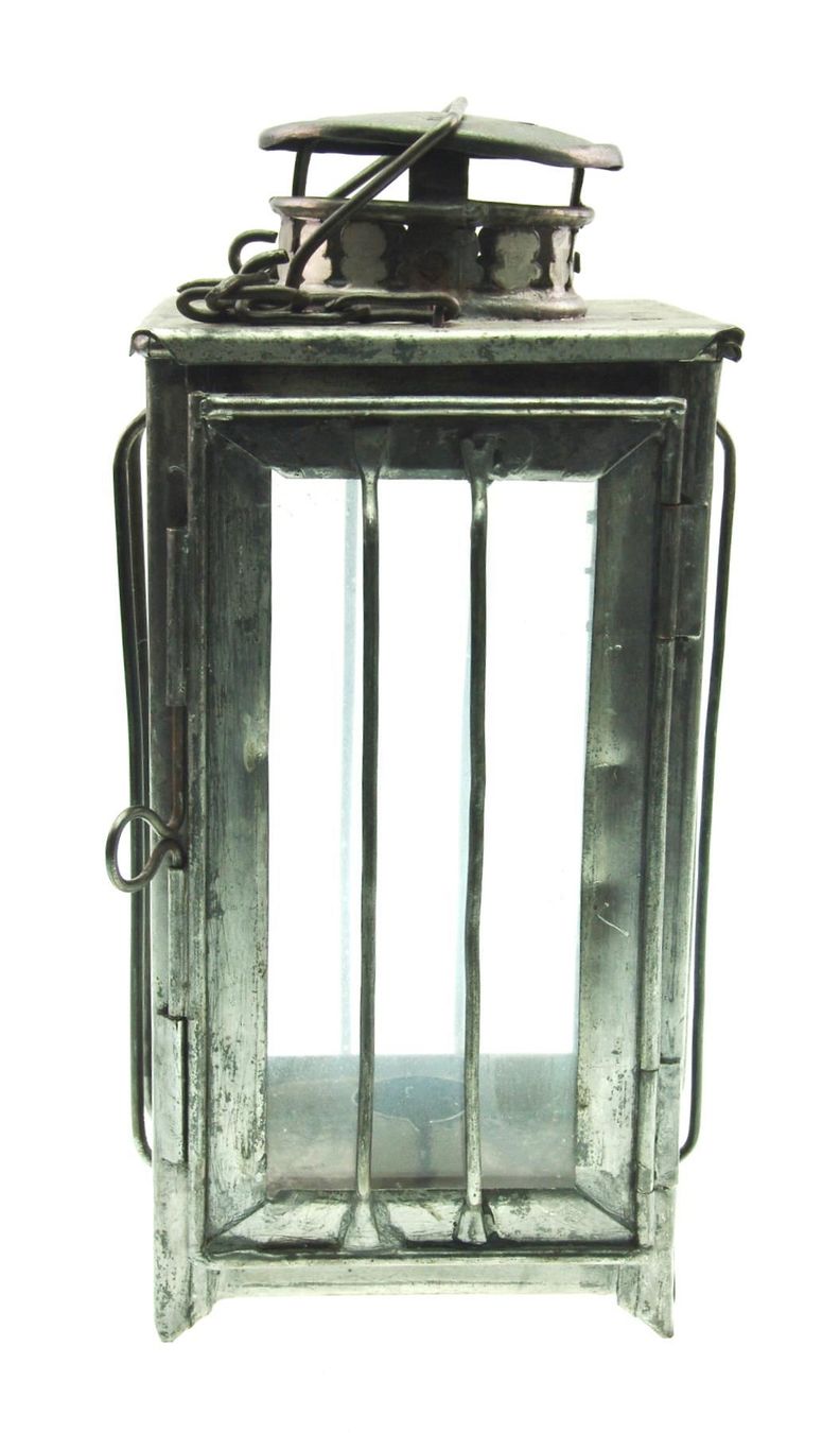 Schweizer Armee Lampen: Hand-Laterne - 4-eckig 1910 – Gebraucht aus Langenthal von Antik_Huesli 3