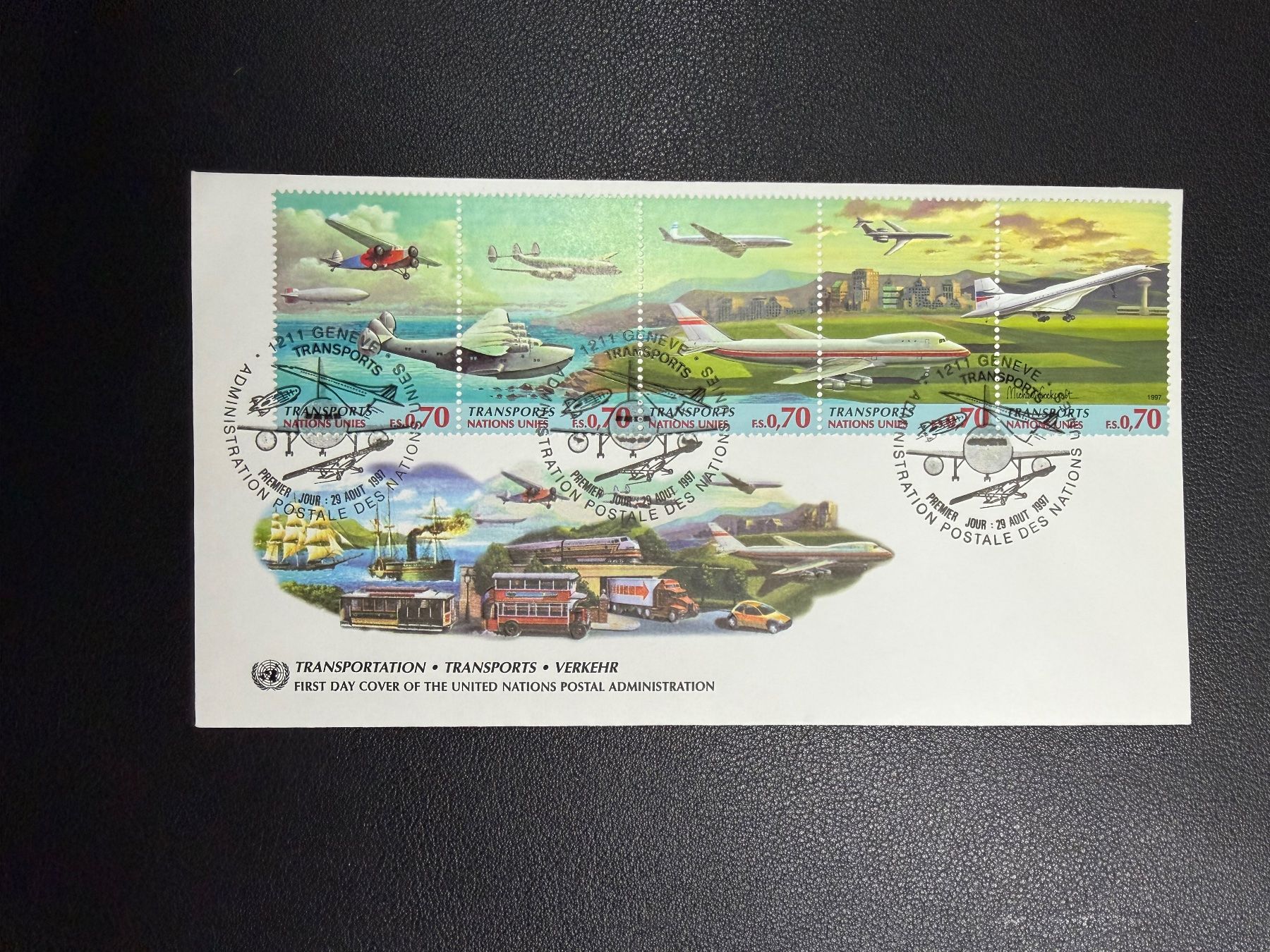 Tous les timbres: UNO Genf FDC 1997 – D'occasion à oberrüti par jeanmei