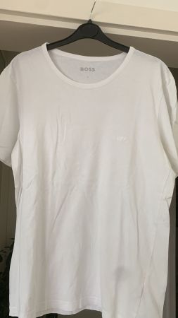 BOSS T-Shirt Weiss Gr. L Sommer Top Shirt Top Zustand ☀️🔥