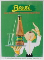 BRASSI FRUCHTSAFTGETRAENK c.1960 Original Plakat