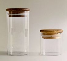 KÜCHEN-VORRATSDOSE AUS GLAS UND HOLZ Zara Home