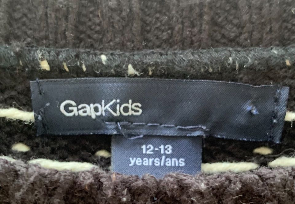 Robe Grande Taille Tricot Chic - Bleu Grise Rayures Et Dentelles - Taille 48 - Occasion Excellent état