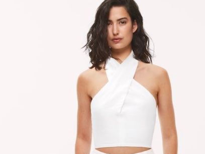 Oysho Tops: OYSHO Leinen Top Weiss M – Neu (gemäss Beschreibung) aus Zumikon von Valeri79
