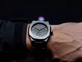 All Black Watch Polycarbon 43,5 mm / unusual watch all Black