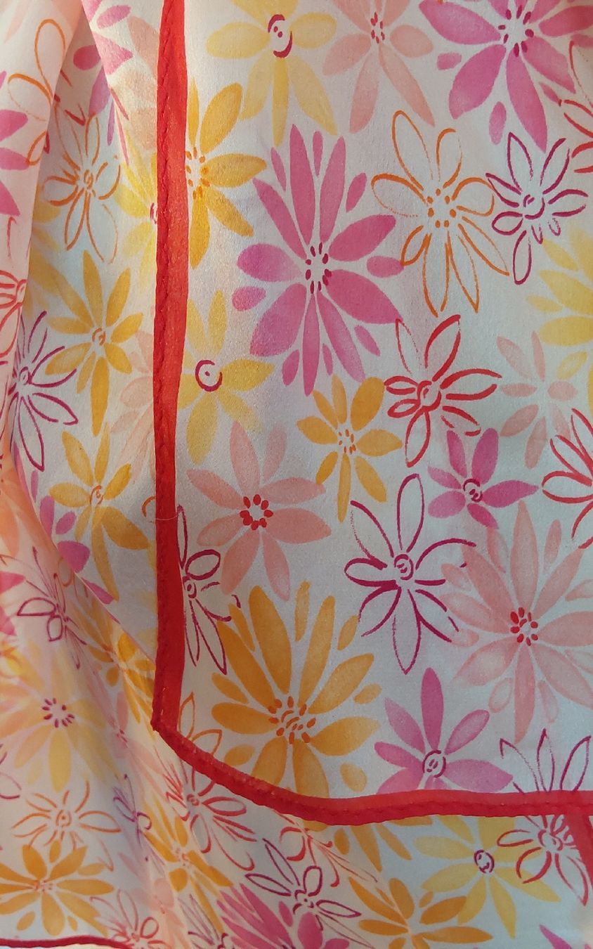 Foulard & Sciarpe: Seidenfoulard  Echo – Nuovo (secondo la descrizione) da Köniz venduto da scopello12 2
