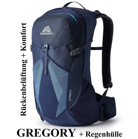 165 Fr NEU Gregory Wanderrucksack Regenschutz Backpack Bag